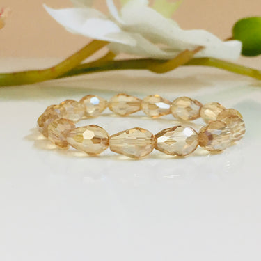 Champagne Beads Handcrafted Bracelet Zayn Luxury Jewellery
